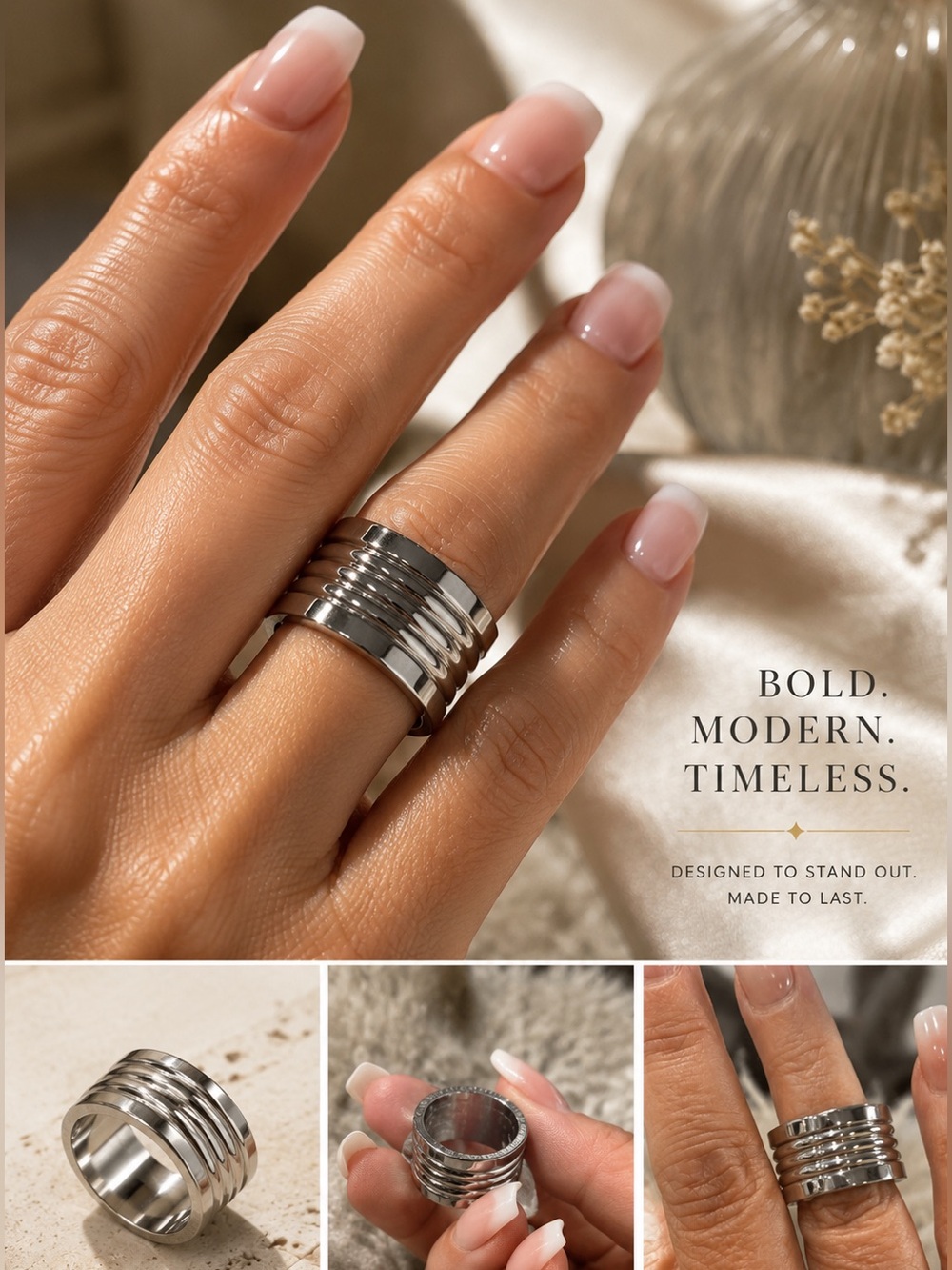 Michael Kors, hard to find silver band